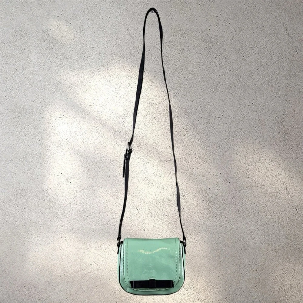Kate‎ Spade New York JADE CHELSEA PARK PATENT LEATHER BOW CROSSBODY BAG PURSE